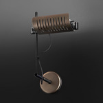 Colombo Wall Light - Black / Bronze