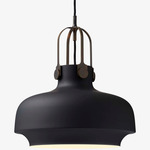 Copenhagen Pendant - Bronzed Brass / Matte Black