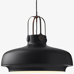 Copenhagen Pendant - Bronzed Brass / Matte Black