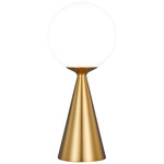 Galassia Table Lamp - Burnished Brass / Milk White
