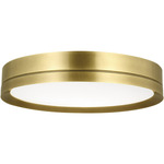 Finch Round Ceiling / Wall Light - Plated Brass