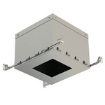 Amigo 3IN SQ Trimless New Construction IC Airtight Housing - Steel