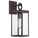 Portland Outdoor Wall Sconce - Oil Rubbed Bronze / Clear