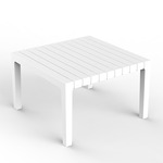 Spritz Sun Lounger Table - White