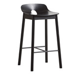 Mono Bar / Counter Stool - Black Painted Oak