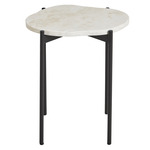 La Terra Occasional Side Table - Black / Ivory