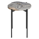 La Terra Occasional Side Table - Black / Grey Melange