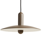 Lu Pendant - Taupe / Matte White