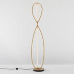 Arrival Floor Lamp - Brass