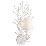 Coral Twig Wall Sconce - White / Off White