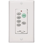 Fan / Light 2-Wire Wall Control - White