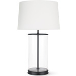 Magelian Table Lamp - Clear / White