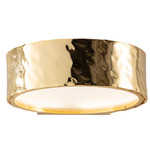 Limelight Circle 1-Light Wall Sconce - Satin Brass / White Glass