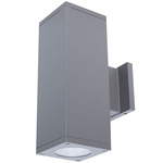 Cube 5IN Architectural Up or Down Beam Wall Light - Graphite / Clear