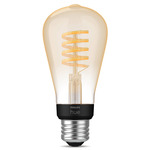 Hue ST19 7W White Ambiance Filament Smart Bulb - Amber
