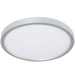 Edge Color-Select Ceiling Light - Satin Nickel / White Acrylic