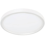 Edge Color-Select Ceiling Light - White / White Acrylic