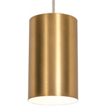 Tyke Pendant - Satin Brass / Satin Brass