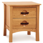 Berkeley Two Drawer Nightstand - Natural Cherry