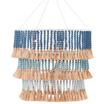 St. Barts Chandelier - White / Blue