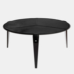 Bardot Coffee Table - Satin Nickel / Black