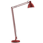 JJ Mid Reading Floor Lamp - Matte Amaranth Red