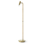 Trent Floor Lamp - Antique Brass / Antique Brass