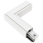 TS24 1-Circuit Surface Track L Connector - White