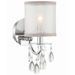 Hampton Wall Sconce - Polished Chrome