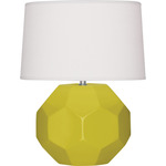 Franklin Table Lamp - Citron / Oyster Linen