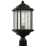 Kent Outdoor Post Light - Oxford Bronze / Clear