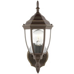 Bakersville Outdoor Wall Light - Antique Bronze / Satin Etched