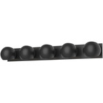 Willow Bathroom Vanity Light - Matte Black / Matte Black