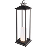 Epoque Portable Lamp - Charcoal / White