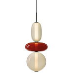 Pebbles Small Pendant - Black / Multicolor