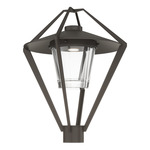 Stellar Outdoor Post Light - Coastal Dark Smoke / Clear