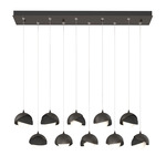 Brooklyn Linear Multi Light Pendant - Oil Rubbed Bronze / Black