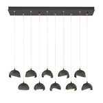 Brooklyn Linear Multi Light Pendant - Oil Rubbed Bronze / Natural Iron