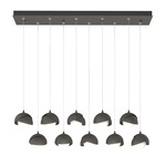 Brooklyn Linear Multi Light Pendant - Natural Iron / Natural Iron