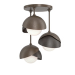 Brooklyn Double Multi Semi Flush Light - Bronze / Oil Rubbed Bronze