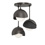 Brooklyn Double Multi Semi Flush Light - Oil Rubbed Bronze / Black