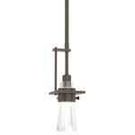 Erlenmeyer Mini Pendant - Bronze / Clear