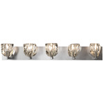 Gatsby Bathroom Vanity Light - Vintage Platinum / Crystal