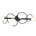 Olympus Bathroom Vanity Light - Black / Opal