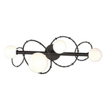 Olympus Bathroom Vanity Light - Oil Rubbed Bronze / Opal