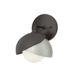 Brooklyn Double Shade Wall Sconce - Oil Rubbed Bronze / Sterling