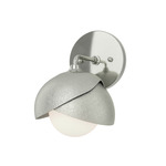 Brooklyn Double Shade Wall Sconce - Sterling / Sterling