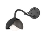 Brooklyn Double Shade Long Arm Wall Sconce - Black / Oil Rubbed Bronze