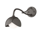 Brooklyn Double Shade Long Arm Wall Sconce - Oil Rubbed Bronze / Dark Smoke