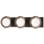 Brooklyn Double Shade Straight Bathroom Vanity Light - Oil Rubbed Bronze / Oil Rubbed Bronze